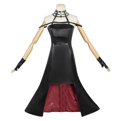 Yor Forger Cosplay Costume Full Set – Headband, Wig, Earrings, Elastic Thigh Stockings & Dress for Comic Con