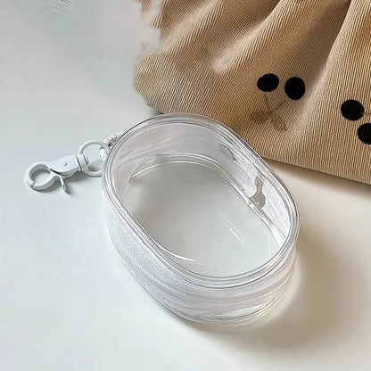 Portable Mini Zipper Storage Bag — Keychain Organizer for Earphones, Chargers, and Small Accessories, Gift Case