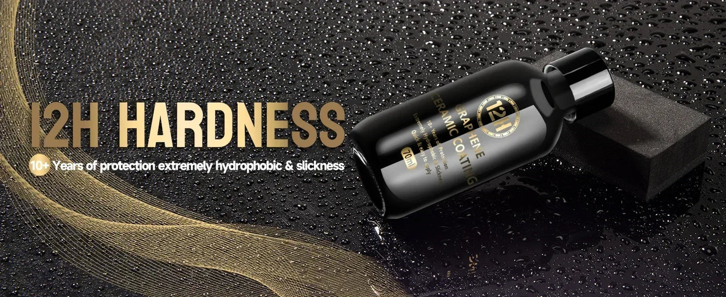 Graphene Ceramic Coating 20H/12H — Self-Healing UV Protection Car Detailing Coating for Long-Lasting Shine