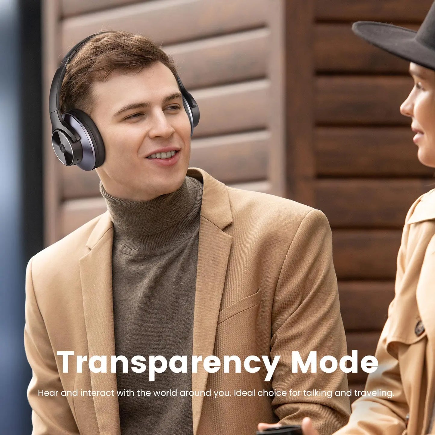 Oneodio A10 Bluetooth 5.4 Headphones - Hybrid Active Noise Cancelling, Hi-Res Audio, Over-Ear Wireless Headset with 5-Mic ANC