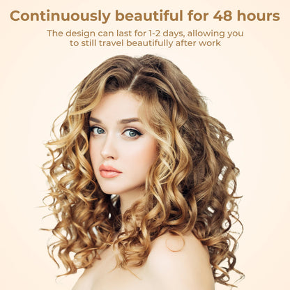 3/4 Inch Hair Curling Wand – Professional Ceramic Tapered Curling Iron for Fast Heating & All Hair Types