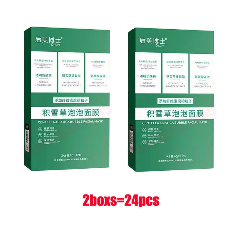 Deep Cleansing Bubble Mask – Hydrating & Purifying Face Mask with Centella Asiatica, Blackhead Removal, Mud Treatment