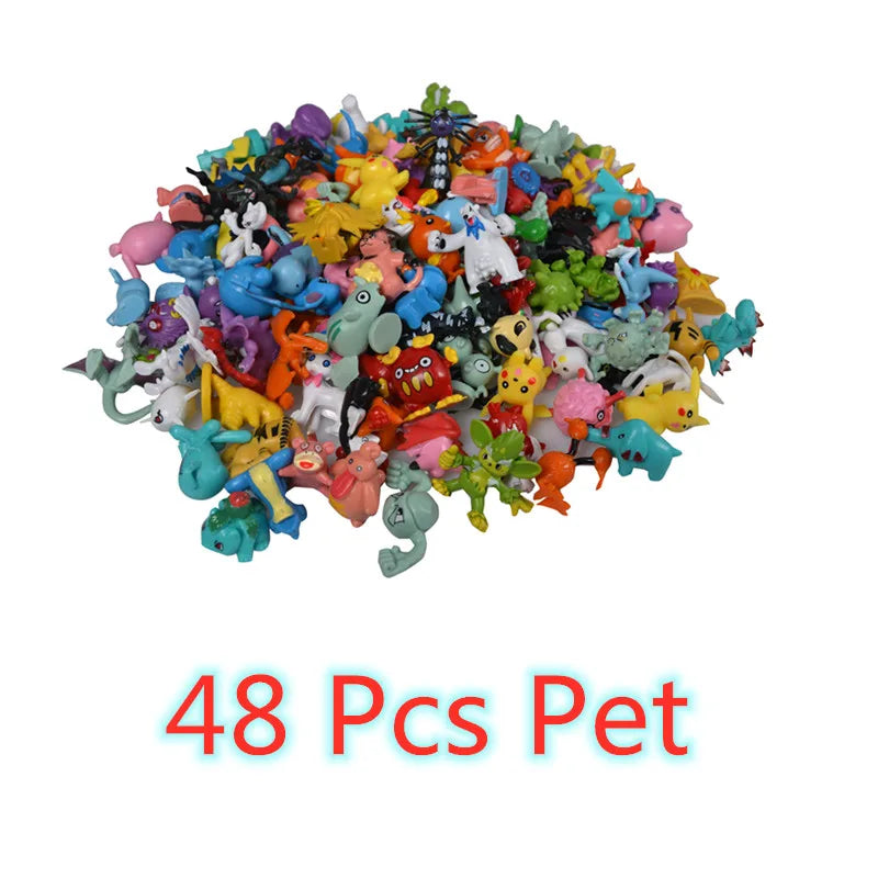 Pokemon Figure Toy Collection - Pikachu Anime Action Figures Model Decorations for Kids Christmas Gift