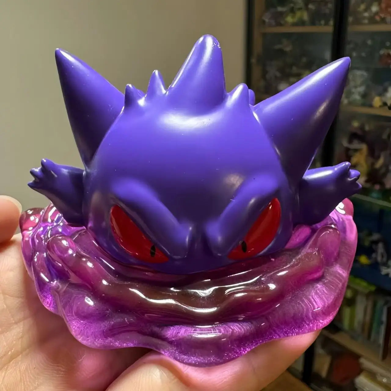 Anime Pokémon Gengar Figure — Cute Ectoplasma Figurine, Refrigerator Magnet, Collectible Toy Gift