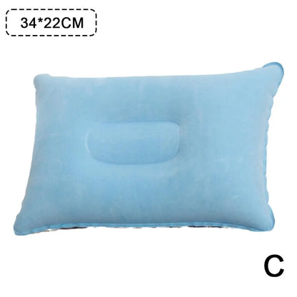 Outdoor Portable Travel Sleep Pillow – Inflatable Camping, Picnic, Beach Pillow for Tent, Comfortable Folding Equipment (G6X8)