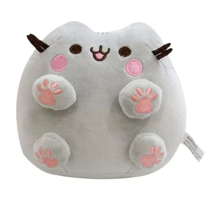 Pusheen Kawaii Cat Plush Toy - Cute Donut, Unicorn, Ice Cream, Pizza, and Cake Stuffed Animal for Gifts and Room Decor