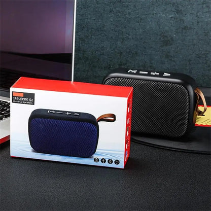 Wireless Mini Bluetooth Speaker – Fabric Design, TF Card Support, 3D Stereo Sound for Outdoor Use