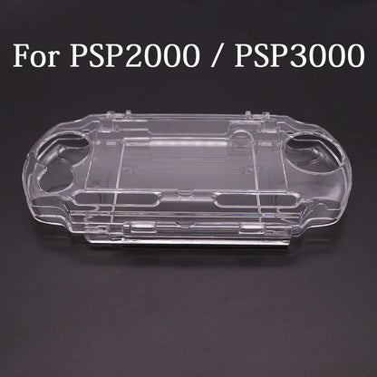 Clear Crystal Hard Shell Case for PS Vita & PSP | Transparent Protective Cover for PSV 1000/2000/3000
