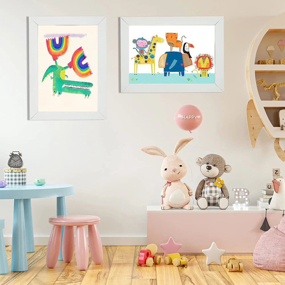 Kids Art Frames – Magnetic Front Open Display for Posters, Photos, Drawings, and Paintings, Home Decor Frametory
