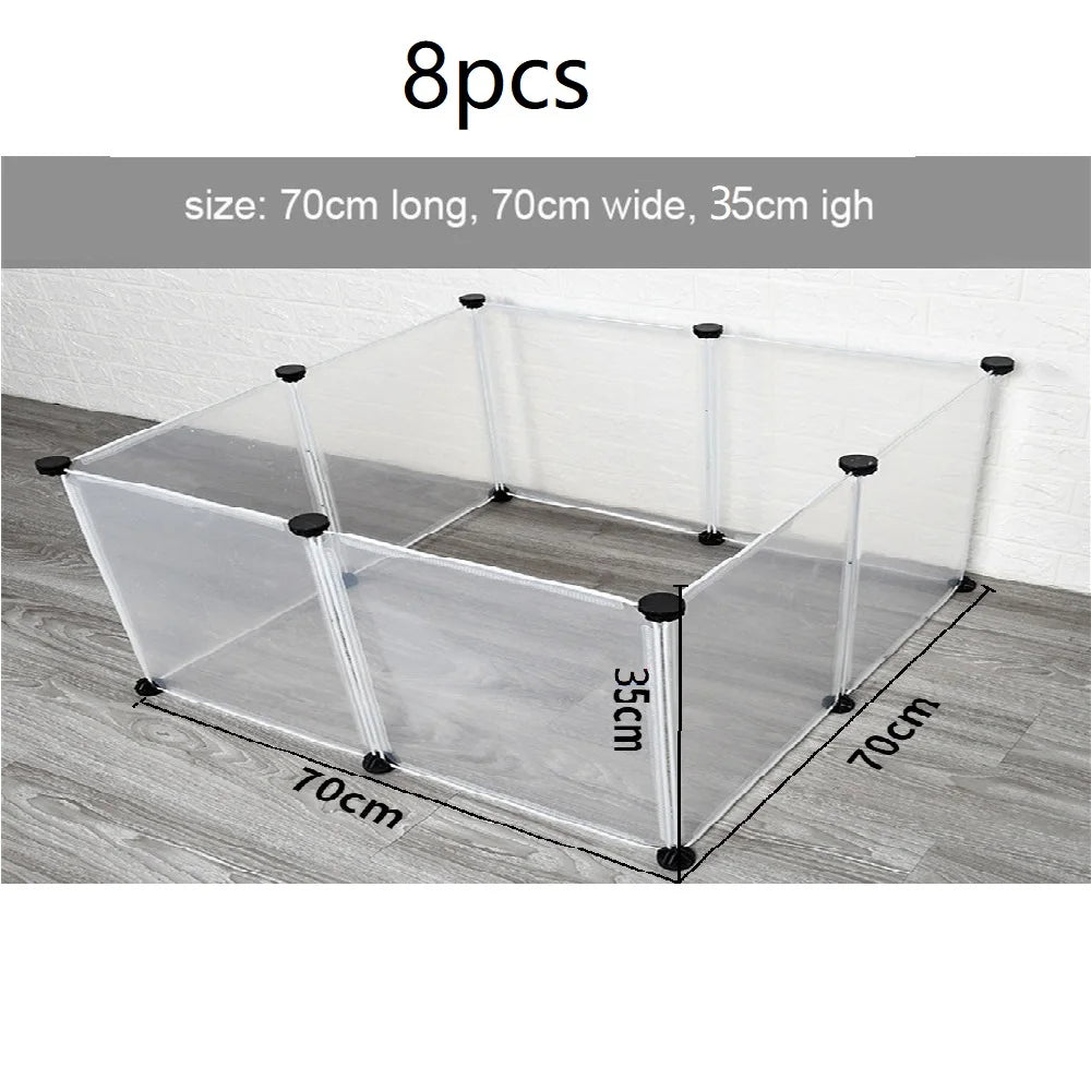 DIY Foldable Pet Playpen – Combined Cage Yard Fence for Dogs, Cats, Kittens, Rabbits, Guinea Pigs, Bunnies & Hedgehogs