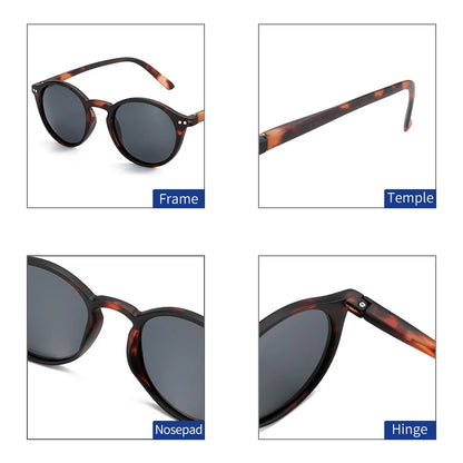 ZENOTTIC Retro Small Round Polarized Sunglasses – Lightweight Vintage UV400 Shades for Men & Women