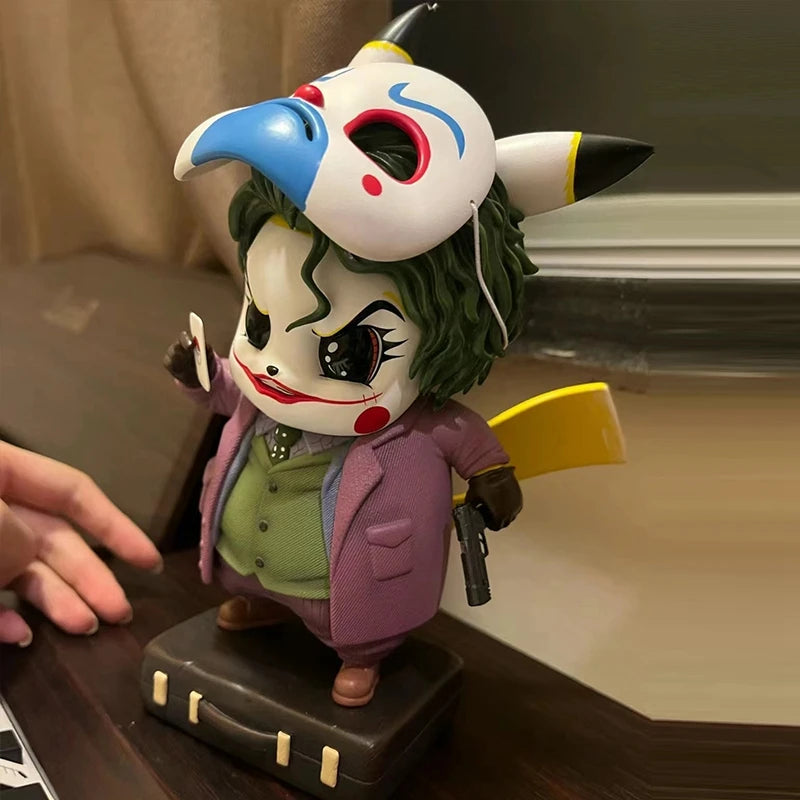 12.5cm Pokemon Pikachu The Joker GK Figure — Collectible Action Statue for Birthday Gifts & Decoration