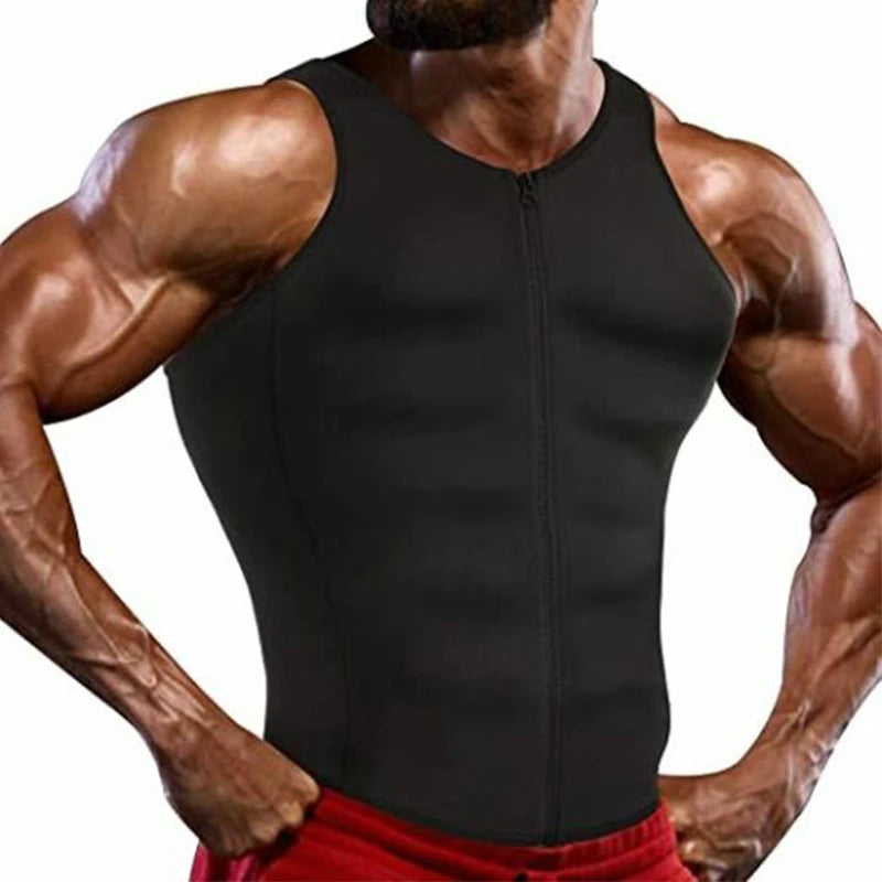 Reductive Girdle Men Body Shaper – Sauna Vest, Slimming Belt, Abdomen Corset & Fat Burner Chest Binder