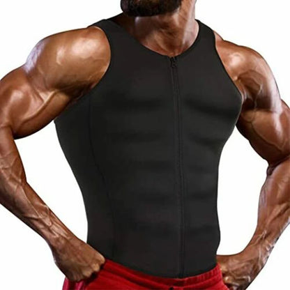 Reductive Girdle Men Body Shaper – Sauna Vest, Slimming Belt, Abdomen Corset & Fat Burner Chest Binder