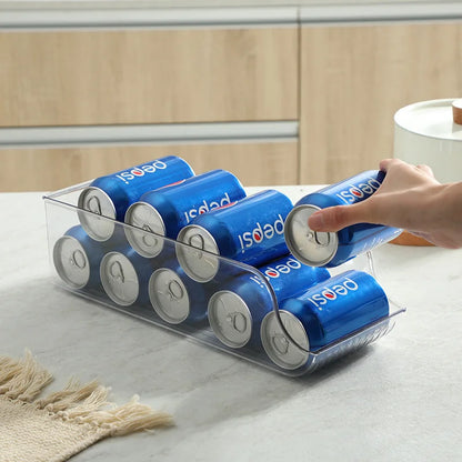 Kitchen Storage Can Dispensers – Soda & Food Can Organizer for Refrigerator & Freezer