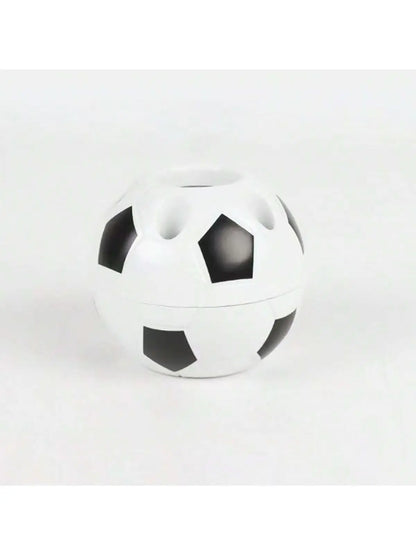 Football Shaped Pen Holder - Creative Desk Organizer for Pens, Stationery & Office Decor