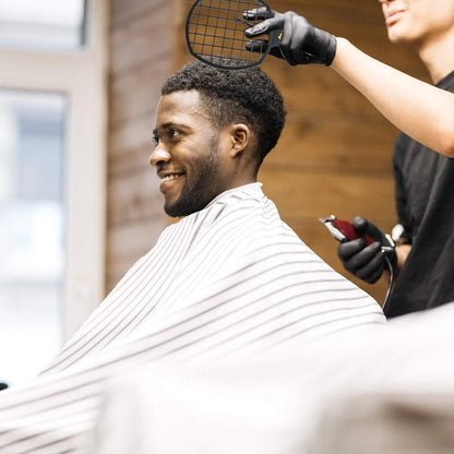 Men's Barber Hair Braider Set – Twist Sponge Gloves & Fork Comb for African Hair Styling & Salon Tools