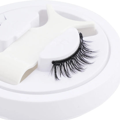 Magnetic Eyelashes Set – Handmade Fluffy Faux Mink Reusable False Lashes with Magnetic Tweezers for Natural Makeup Look