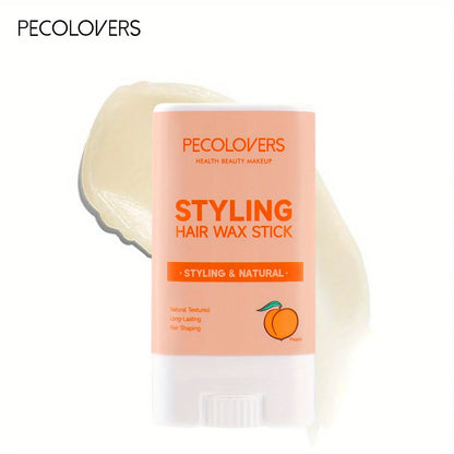 Hair Wax Stick for Flyaways & Frizz – Fruit Flavor, Portable Styling Pomade Stick