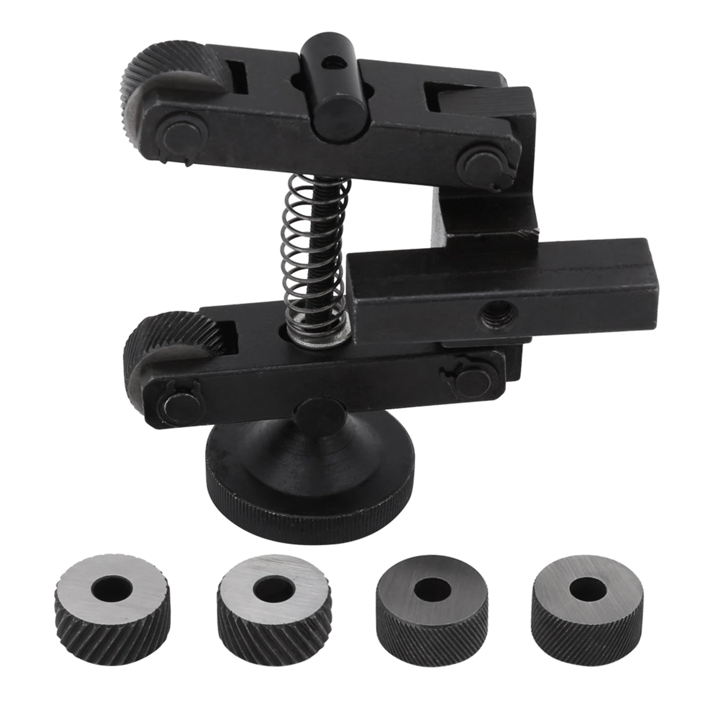 Adjustable Knurling Tool Holder — Linear Knurler Lathe Tool with Wheel for Precision Knurling