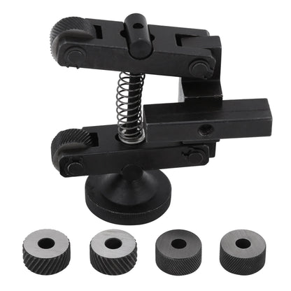 Adjustable Knurling Tool Holder — Linear Knurler Lathe Tool with Wheel for Precision Knurling