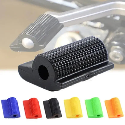 Universal Motorcycle Gear Shift Lever Rubber Cover — Anti-Skid Foot Peg Toe Gel Accessory for Honda, Kawasaki, Yamaha