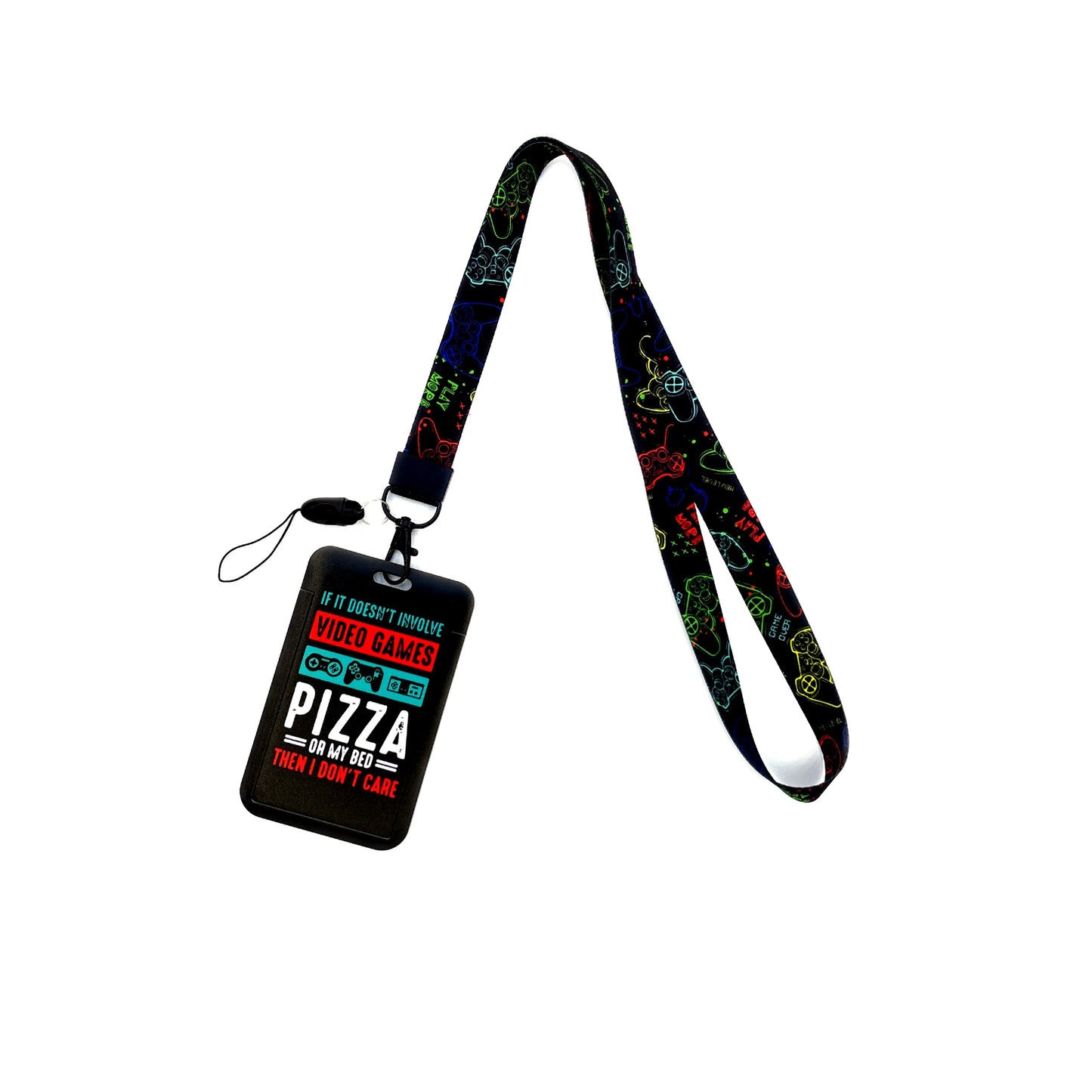 Vintage Tape ID Card Holder with Hanging Rope – Mobile Phone & Chest Card Lanyard