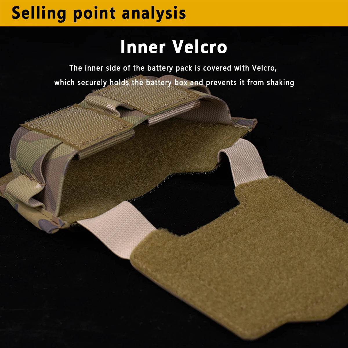 Agilit Style Tactical Helmet Rear Pouch - Battery Storage and Counterweight Bag for NVG Night Vision Gear and OPS-CORE Helmet Covers