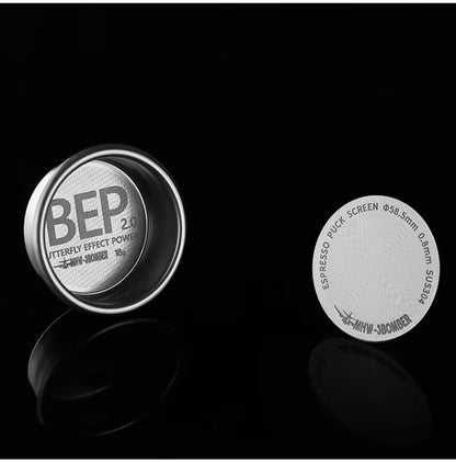 MHW-3BOMBER Espresso Puck Screen – 51/53/58.5mm Reusable Stainless Steel Coffee Filter, 0.8/0.2mm Thickness Coffee Tool