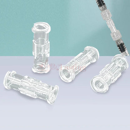 Transparent PP Luer Thread Double-Way Syringe Connector – Durable Sterile Medical Adapter
