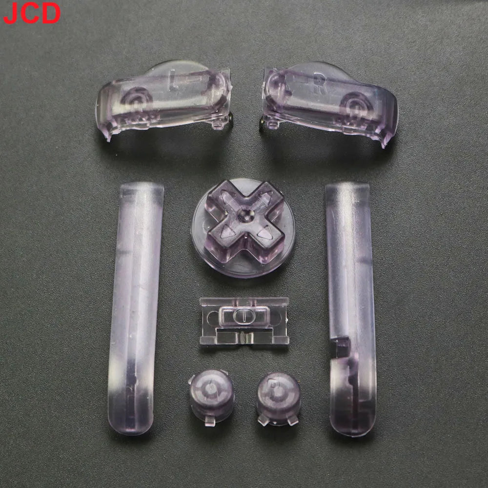 17-Color AB Buttons Keypad Set — High-Quality L/R Buttons & D-Pads for GameBoy Advance GBA with Power ON/OFF Buttons