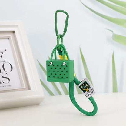 Fashion Beach Bag Keychain Pendant – Women's Bogg Bag Charm, Simulation Design, Wallet Accessories for Keys