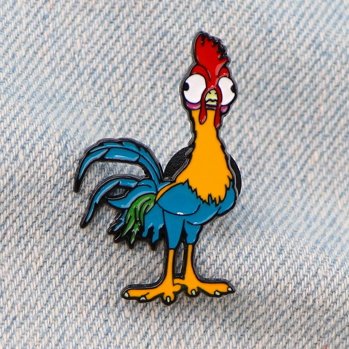 Cute Pig & Chicken Enamel Brooches — Lapel Pins for Women, Backpacks, Clothing & Accessories Gift