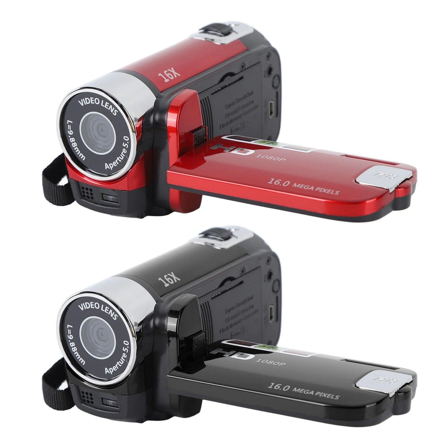 2.7-inch 4K Vlogging Camera – 48MP DV Camera with Rotatable TFT Screen, 16X Digital Zoom & USB Cable