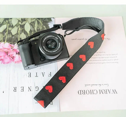 Adjustable Camera Shoulder Strap – Compatible with Canon, Nikon, Sony, Fujifilm & Mirrorless SLR Cameras