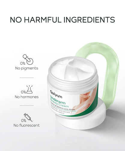 QUIYUM Underarm & Body Brightening Cream 30g – Dark Spot Corrector for Armpits, Knees & Elbows, Melanin Removal & Skin Tone Care Cream
