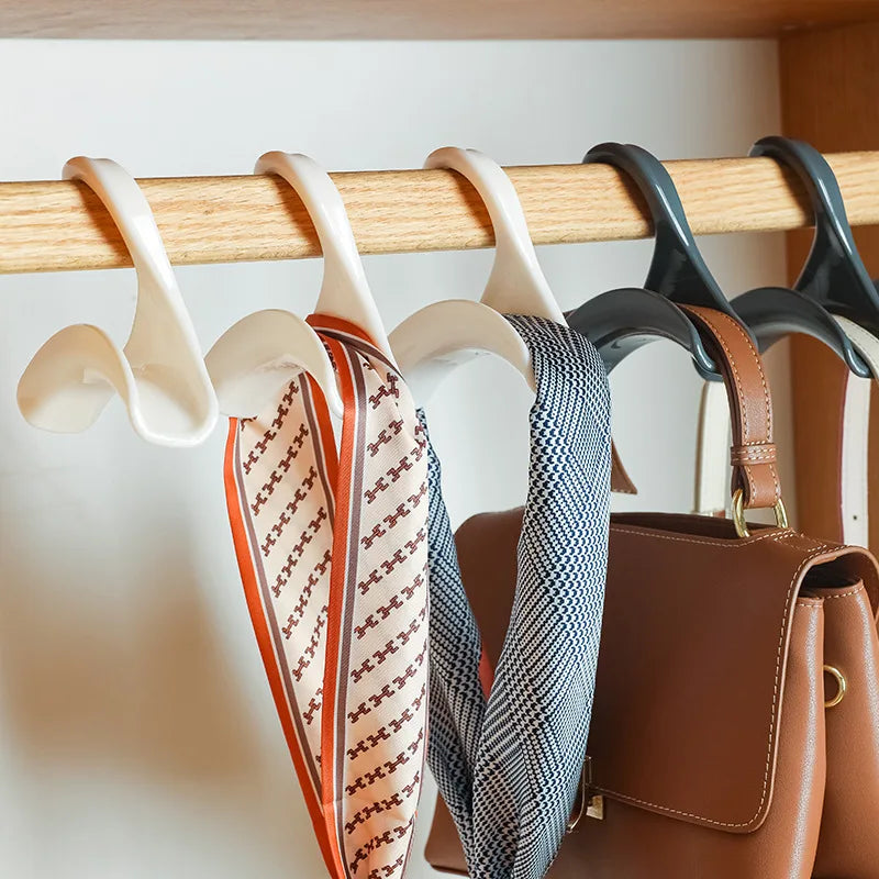 5 Piece Bag Hanger Hook Set - Handbag, Hat, Scarf Storage Rack, Wardrobe Backpack Hook, Handbag Holder