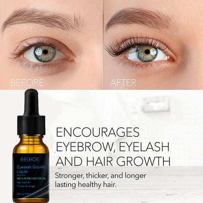 Fast Eyelash Growth Serum – Natural Thick Eyebrow & Eyelash Treatment, Darkening & Traceless Eye Care Lotion