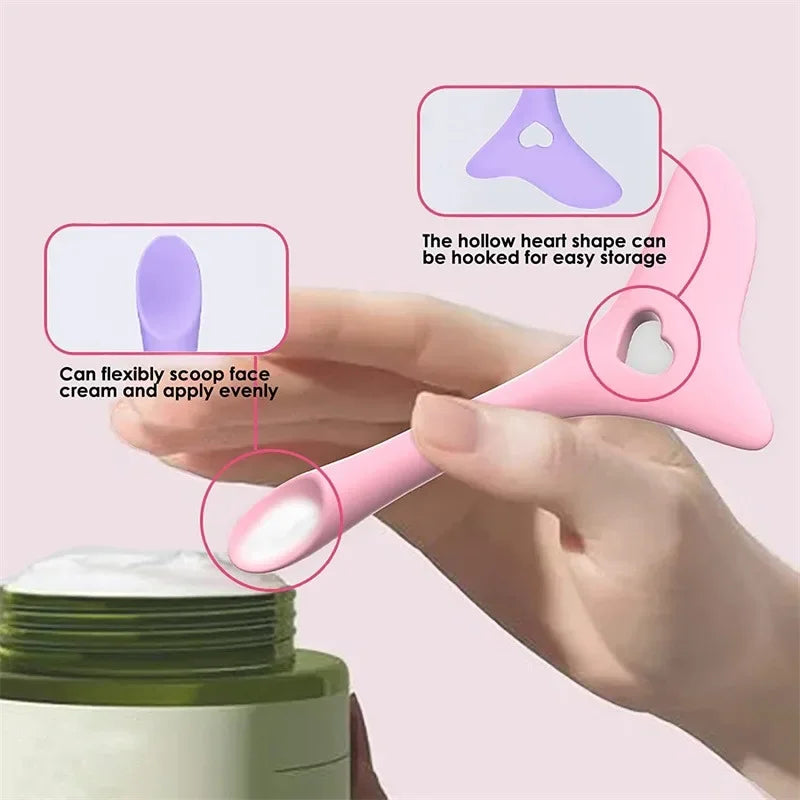 Multi-Functional Eyeliner Stencil - Wing Tips & Lipstick Aid, Reusable Silicone Makeup Tools