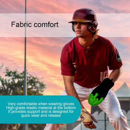 Baseball Sliding Mitt with Adjustable Wrist Compression Strap – Universal Left/Right Hand Glove for Youth & Adults