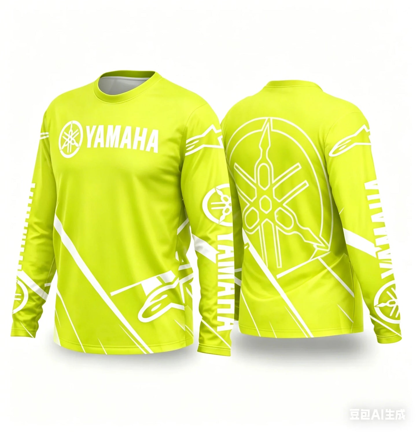 YAMAHA Motorcycle Riding Suit - Breathable Quick-Dry Long Sleeve Off-Road Racing Sportswear for Men & Women