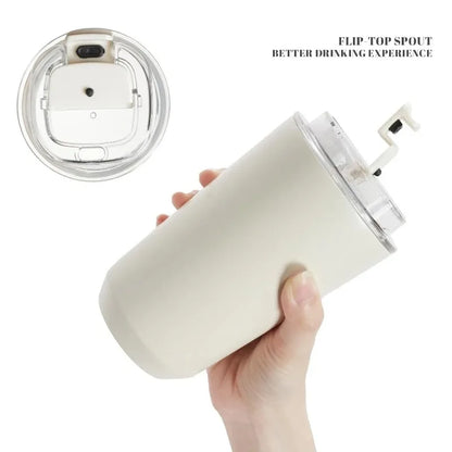 Vacuum Insulated 240ml Car Travel Coffee Cup – Double Wall Thermos Bottle for Hot & Cold Temperature Retention