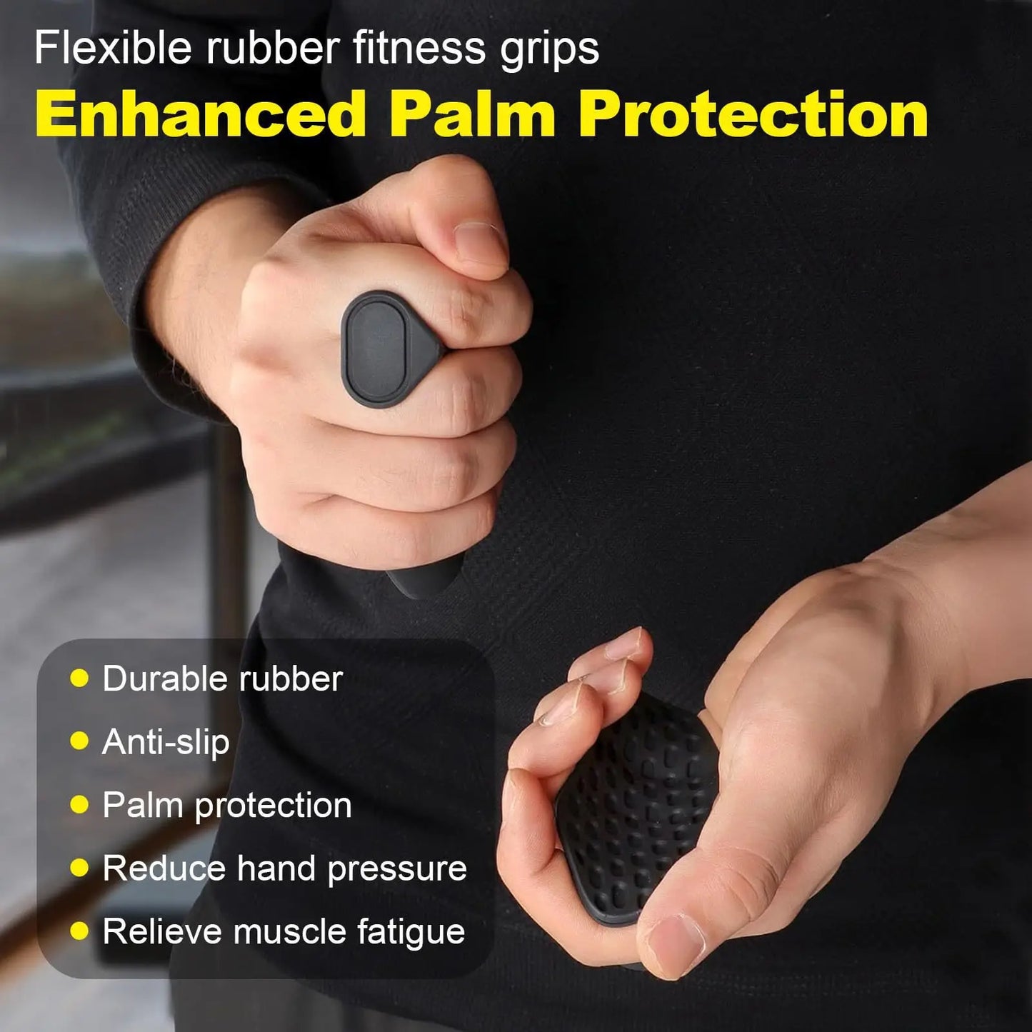 Anti-Slip Hand Grip Strengthener - Portable Finger Trainer for Gym & Weight Training