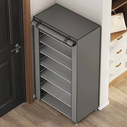 Multilayer Dustproof Shoe Storage Rack – Space-Saving Nonwoven Shoe Cabinet & Organizer for Home Furniture