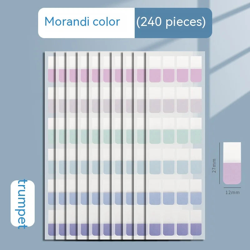Transparent Sticky Note Index Tabs - Arrow Page Flags for Planners, Books, Office & School Supplies