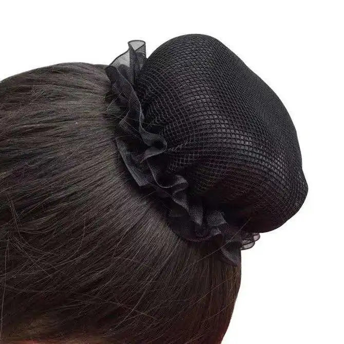 Women’s Ballet Hair Net – Adjustable Elastic Drawstring for High-Quality Weave & Hair Styling