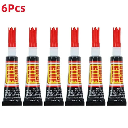 Epoxy Resin Super Glue 3/12-Piece Set - Strong Quick-Bond Adhesive for Shoe Repair, Plastic, Metal, and Home DIY Projects