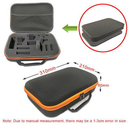 DIY Foam Hard Carry Case Storage Bag – Shockproof Travel Zipper Organizer for Camera & Outdoor Tool Accessories