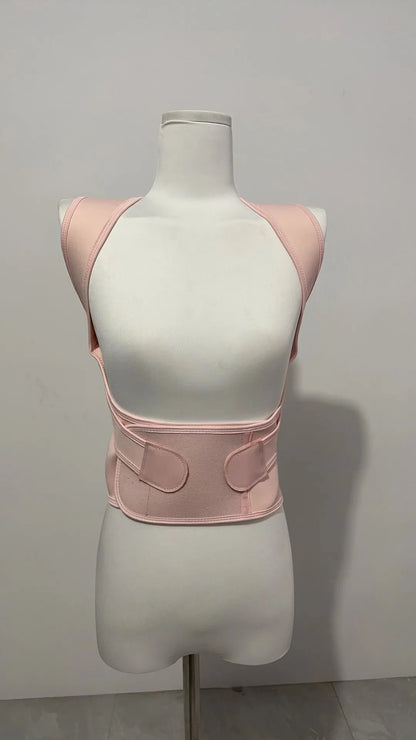 Magnetic Therapy Back Posture Corrector — Adjustable Shoulder Support for Sitting Posture | Breathable & Body Shaping Brace