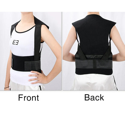 Tourmaline Magnetic Heated Vest — Self-Heating Thermal Clothing, Lumbar Waist Brace, Posture Corrector & Pain Relief Corset